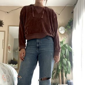 VELOUR HOODIE URBAN OUTFITTERS!!!